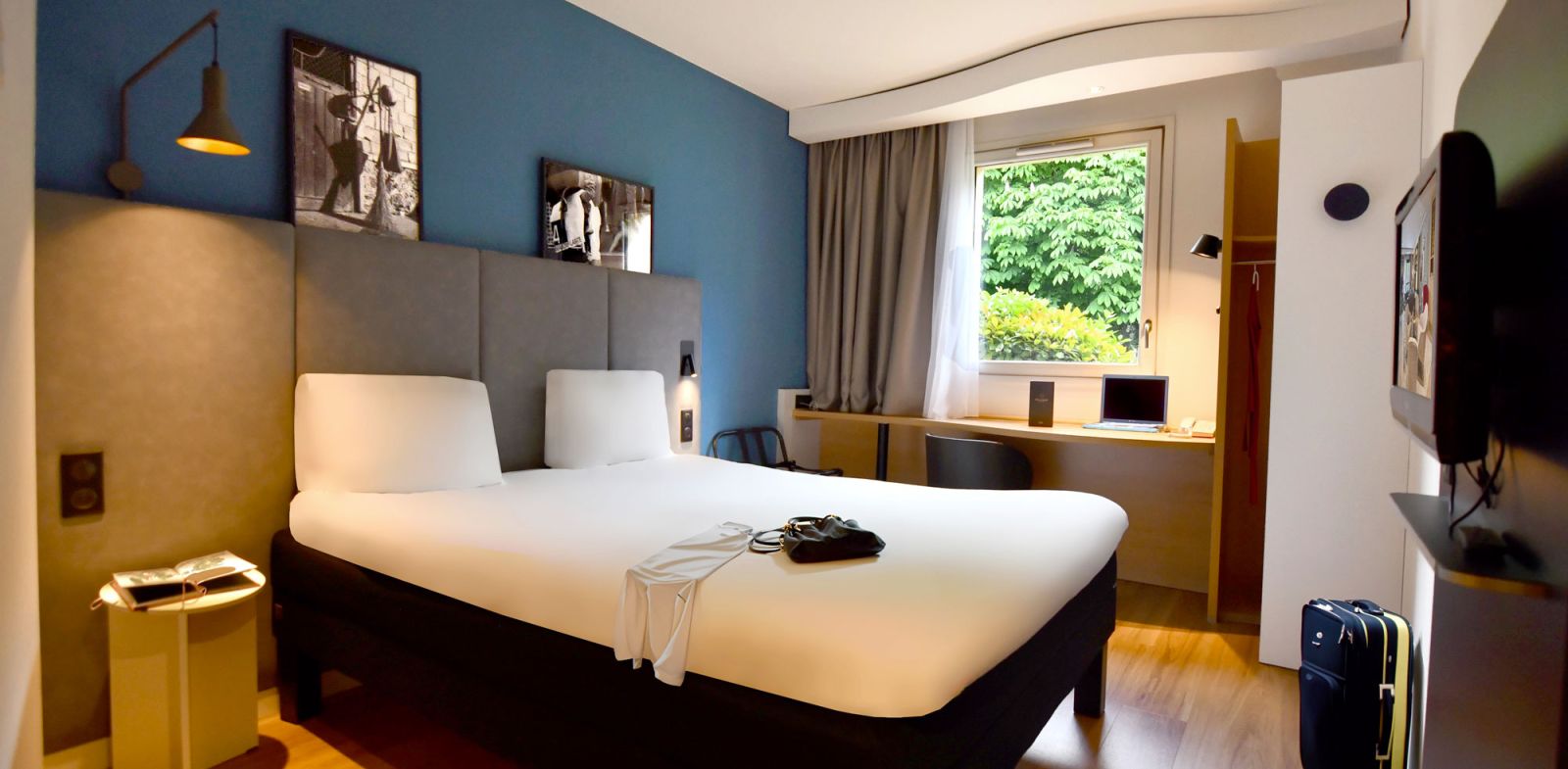 Chambre double de l'hôtel Ibis Nantes Saint-Herblain