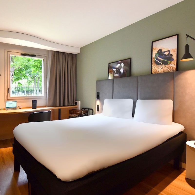 Chambre double de l'hôtel Ibis Nantes Saint-Herblain