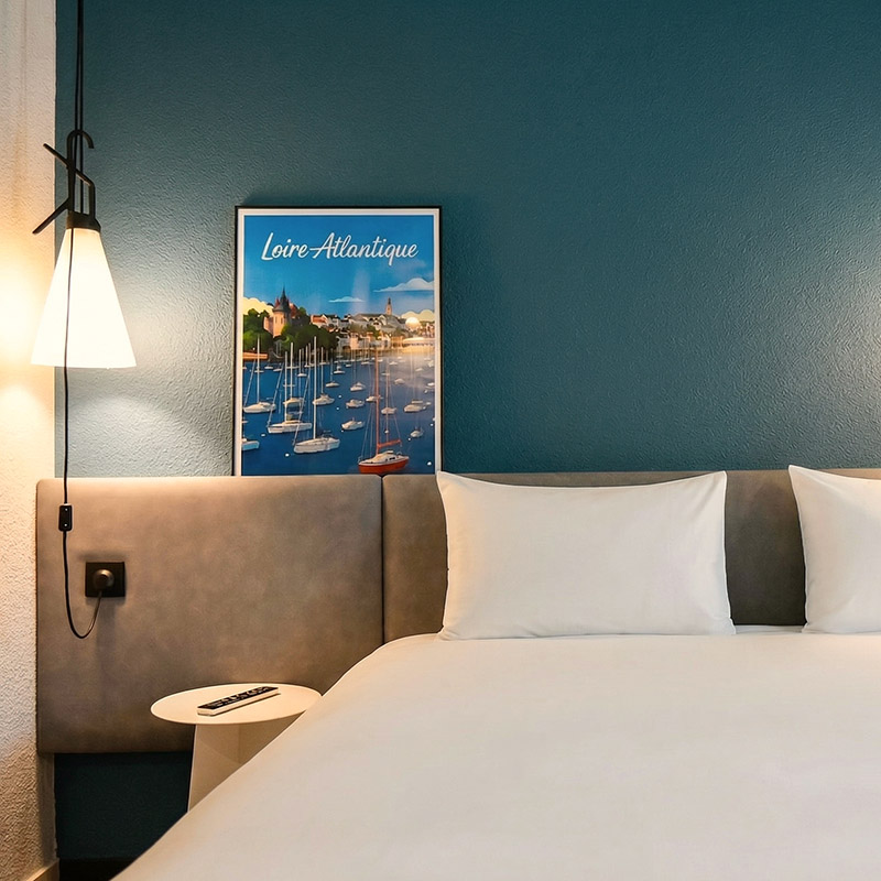 chambre double de l'hotel