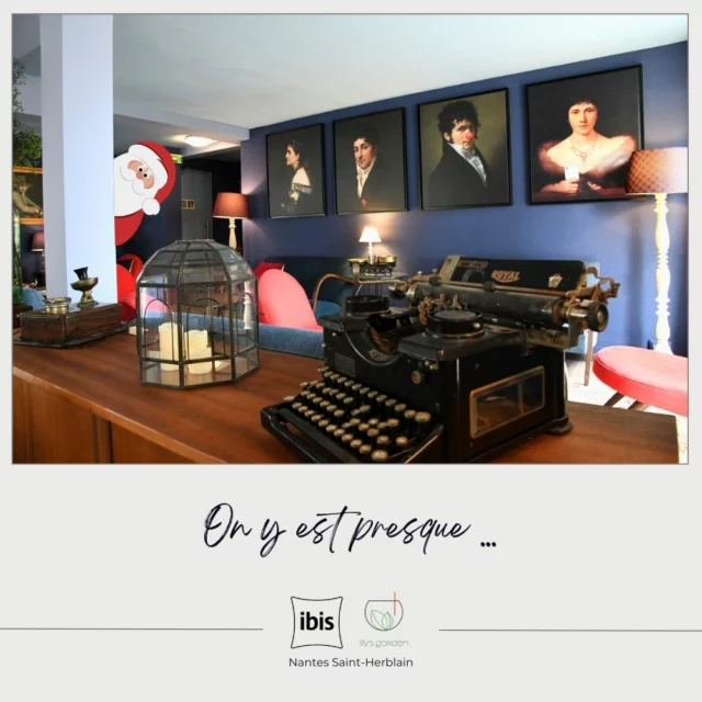 Une atmosphère particulière dans l'hôtel ... Quelque chose se prépare 😉

https://www.hotel-saintherblain.com/
#hotelibissaintherblain #hotel #saintherblain #ibis #restaurant #LilysGarden