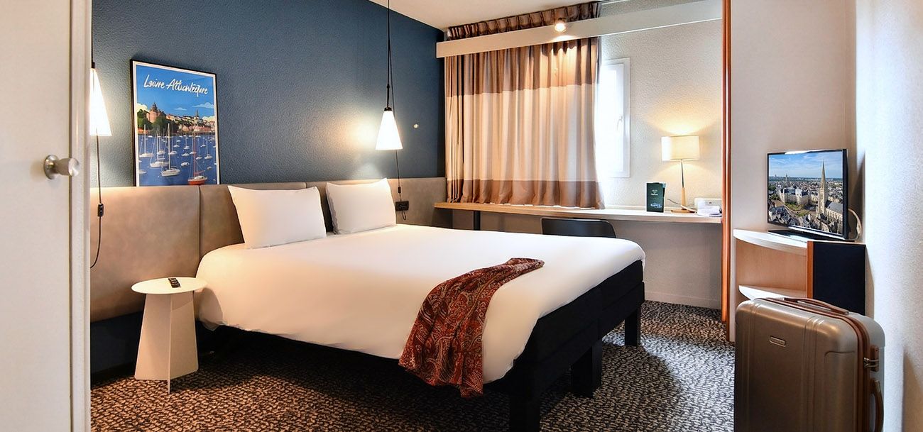 Chambre double de l'hôtel Ibis Nantes Saint-Herblain