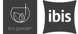 Logo hôtel Ibis Saint-Herblain et restaurant Lily's Garden à Nantes